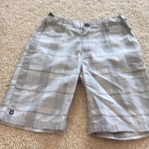 Plaid dress shorts